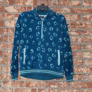 Zelos Teal Sherpa Pullover NWT